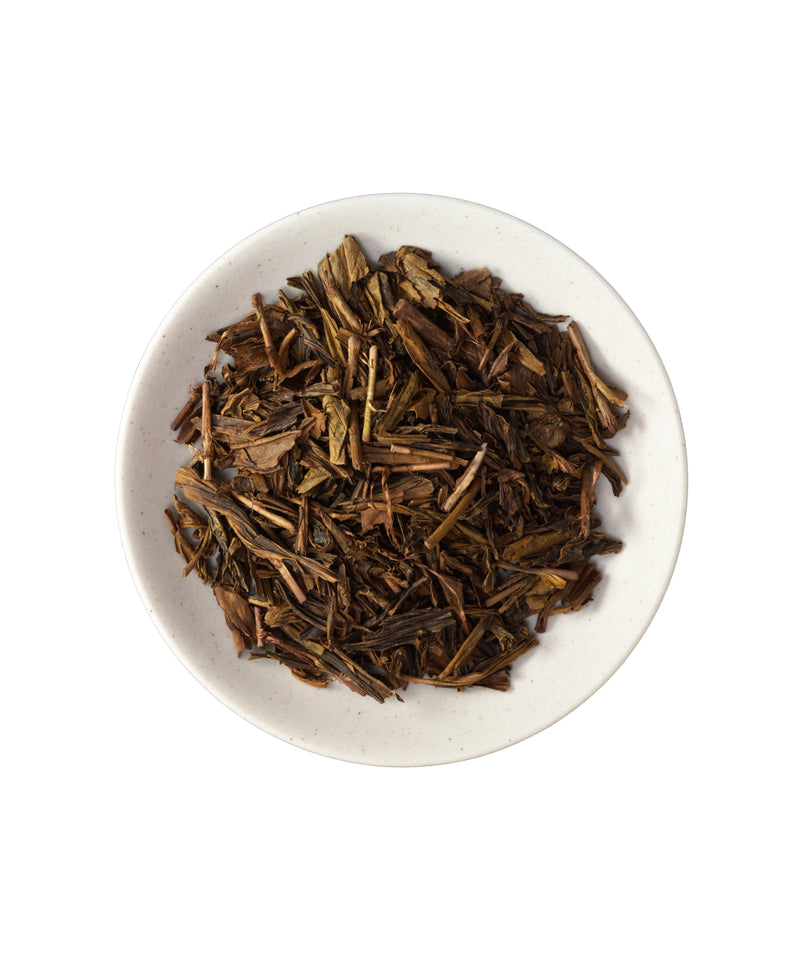 Eerste pluk Hojicha — dry leaf